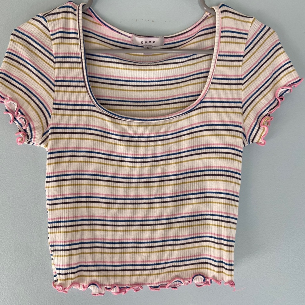 Multicolored Stripe T-Shirt